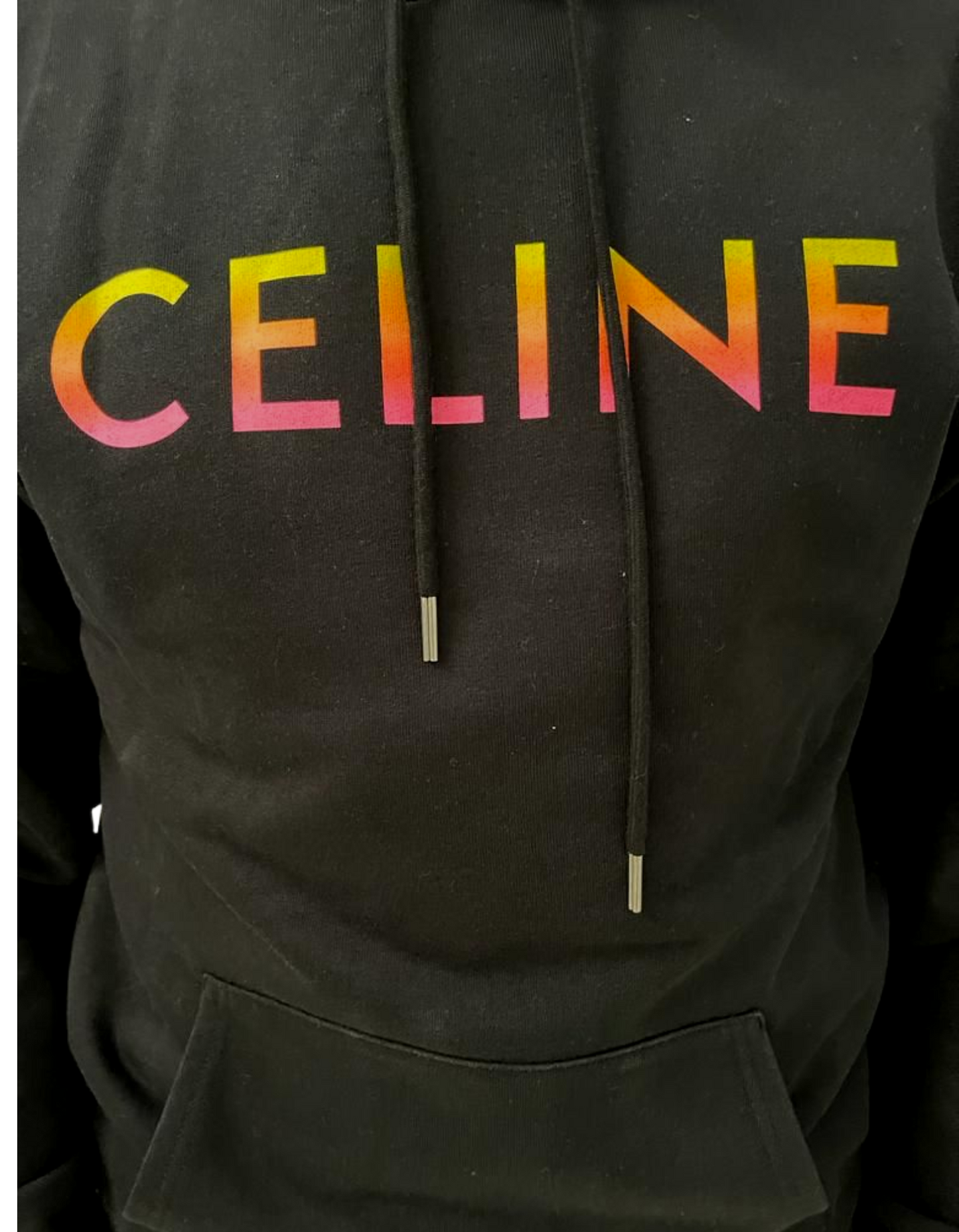 Celine Logo Print Hoodie